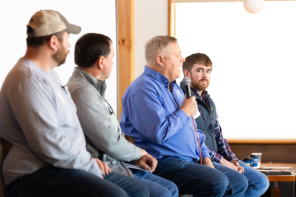 Farmers talking about conservation